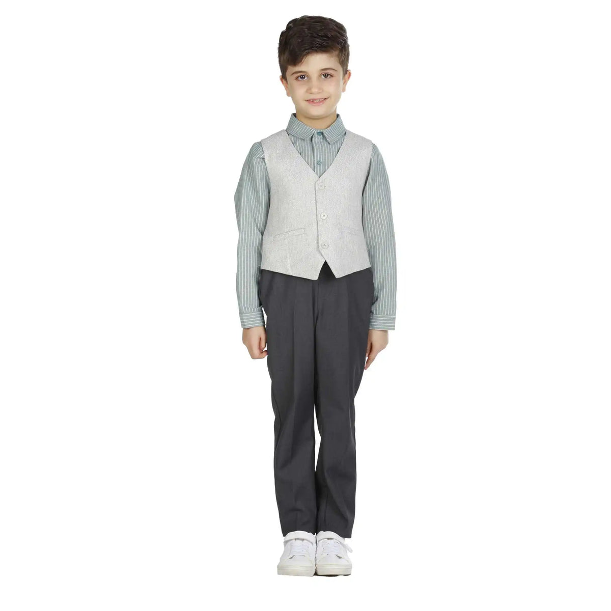 Solid Formal Waistcoat For Boys Image