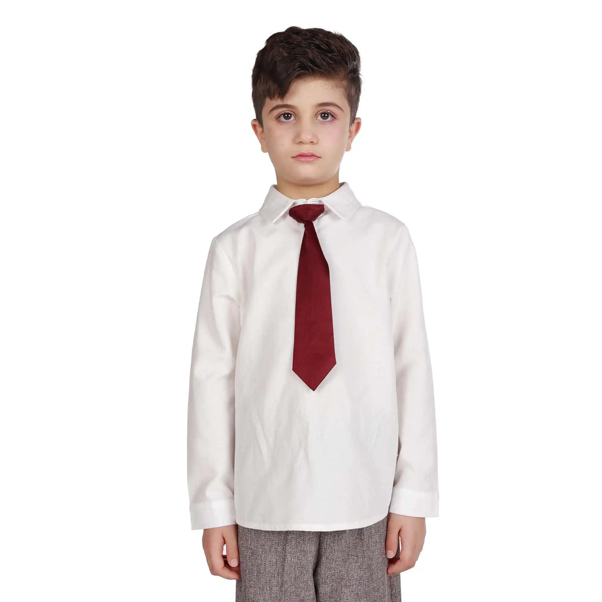 Plain Formal Blouse For Boys 100 | 3Y Off White 100 | 3Y,43,68,35, Image