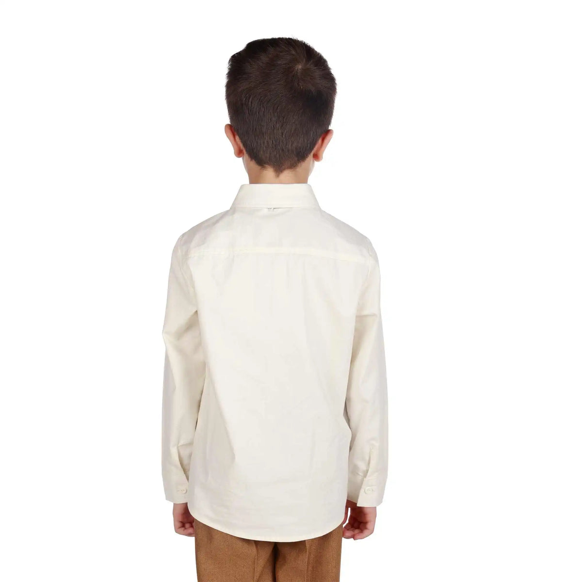 Plain Formal Shirt For Boys Image