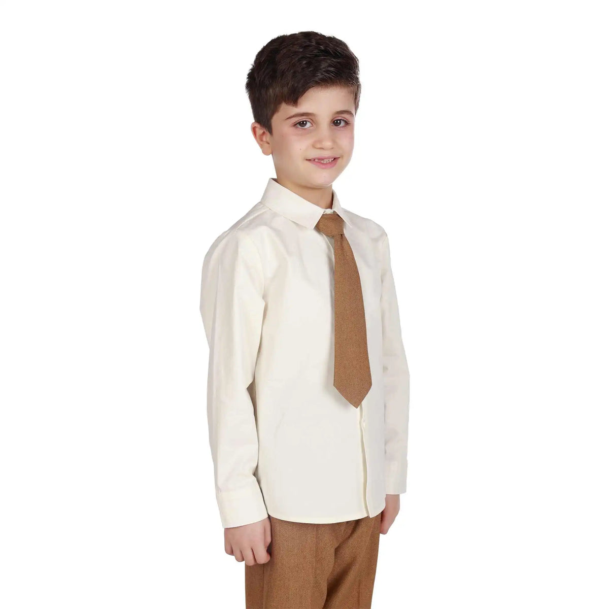 Plain Formal Shirt For Boys Image