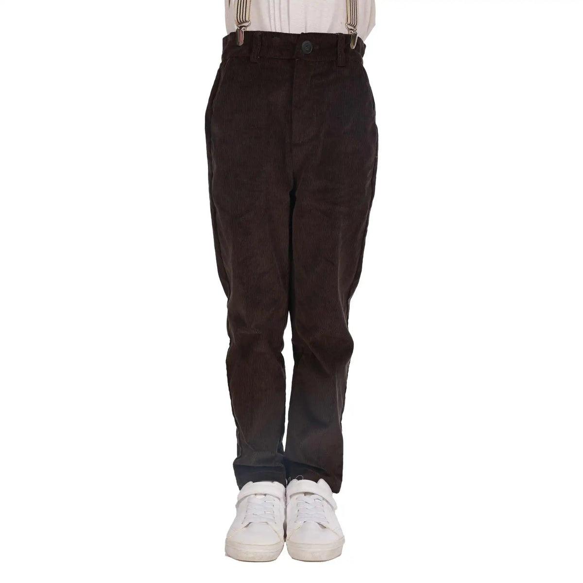 Ordinary Formal Pants For Boys 100 | 3Y Dark Gray 100 | 3Y,60,52,38.5,64 Image