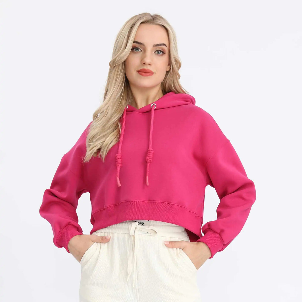 plain basic pullover for women image