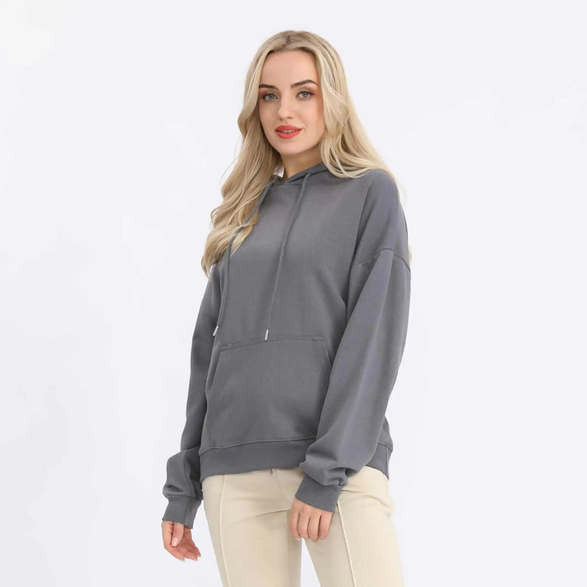 plain basic pullover for women image