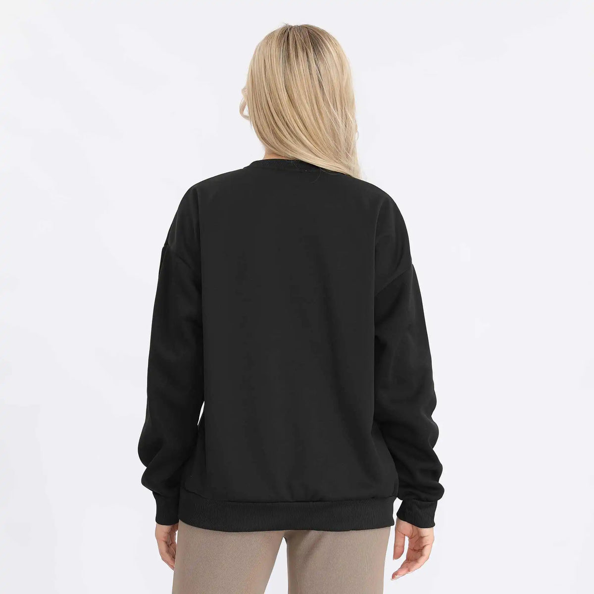 plain basic pullover for women image