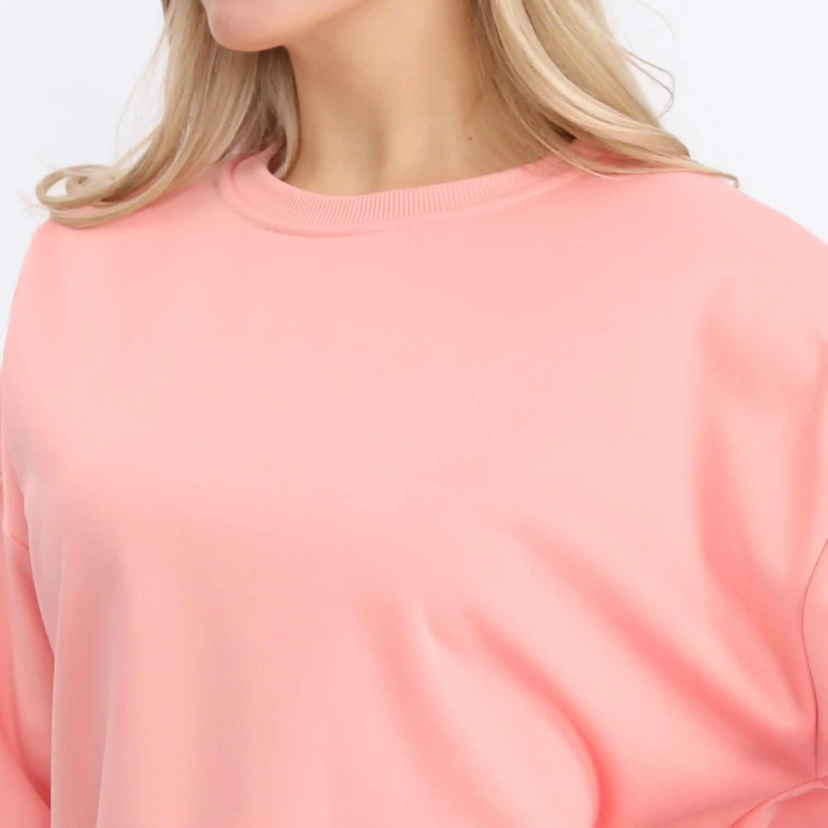 plain basic pullover for women image