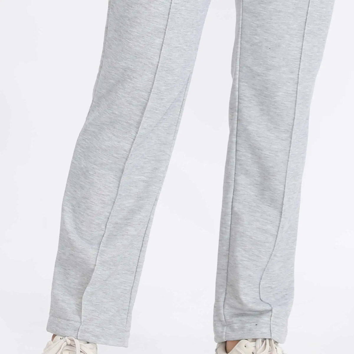 Straight-Leg Basic Pants For Women Image