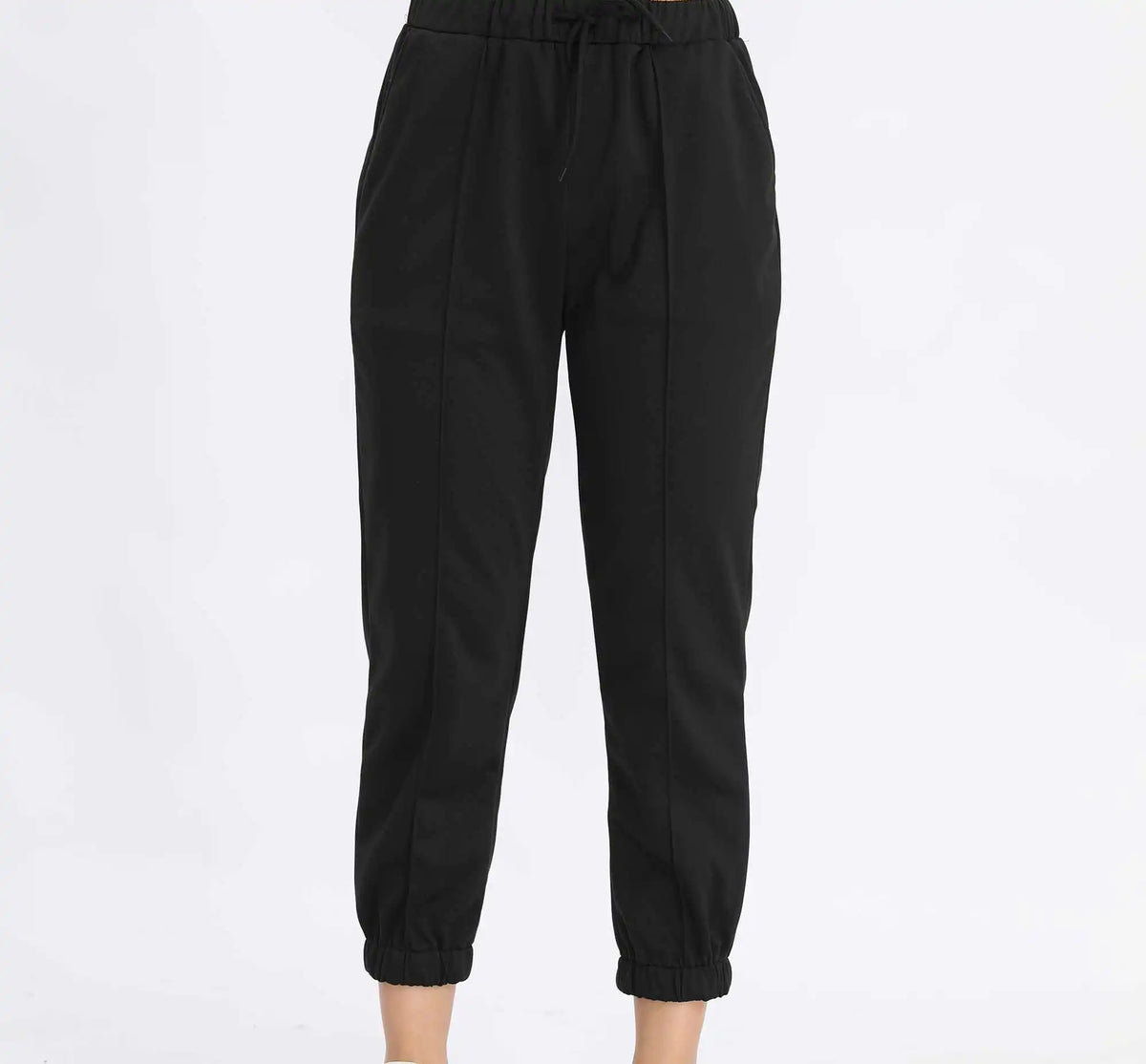 Ankle-Tied Basic Pants For Women