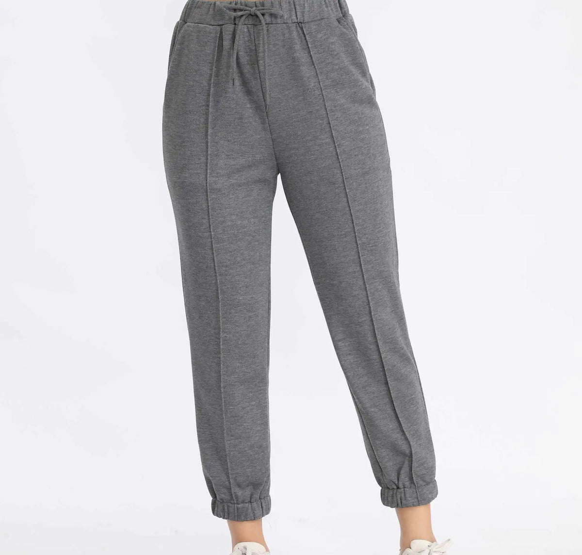 Ankle-Tied Basic Pants For Women