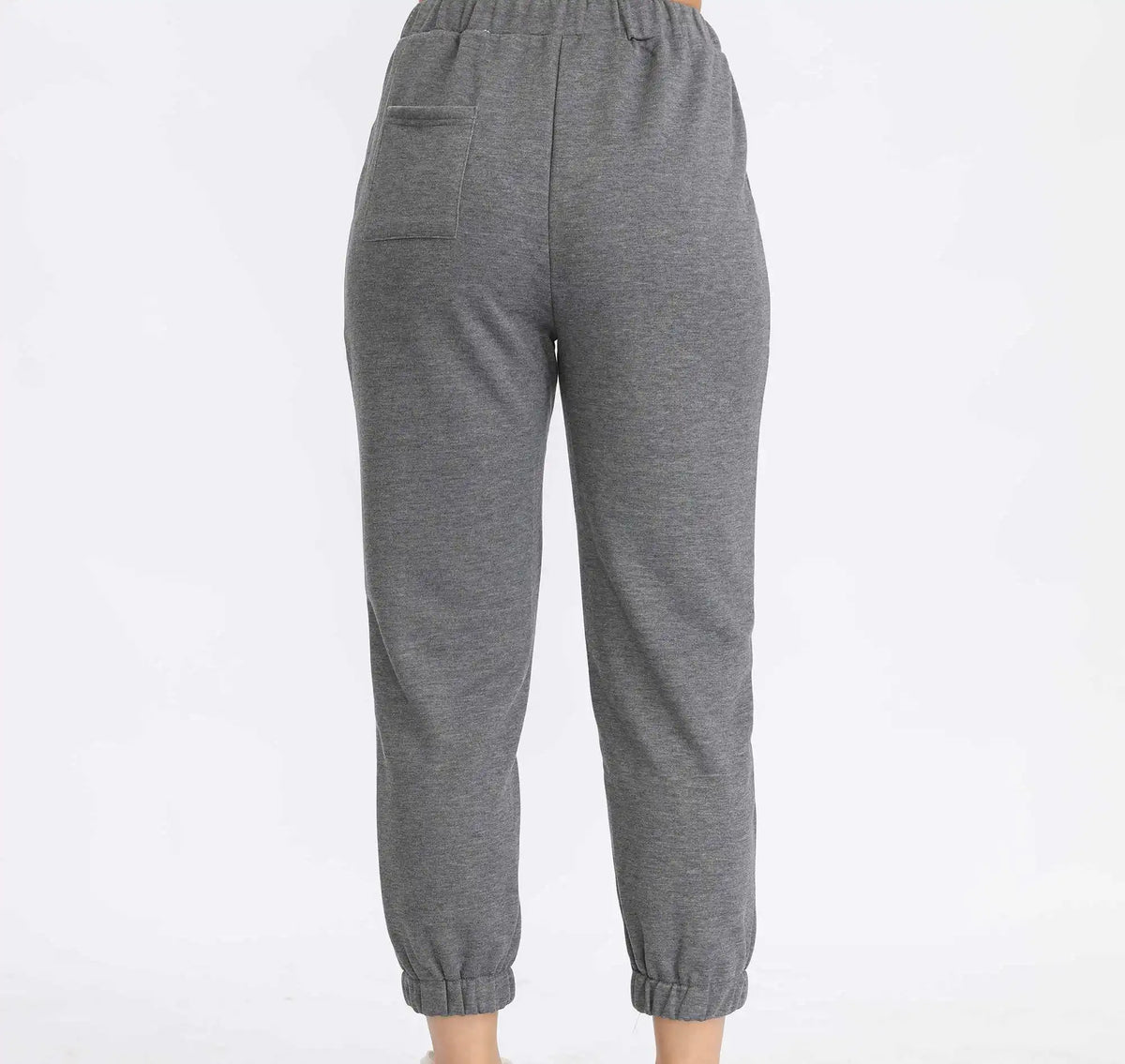 Ankle-Tied Basic Pants For Women