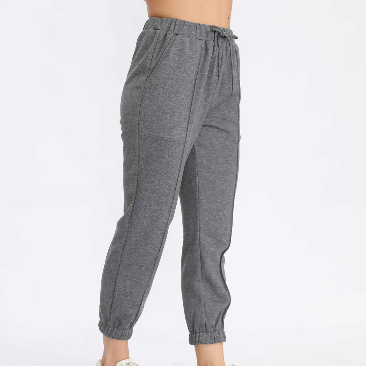 Ankle-Tied Basic Pants For Women