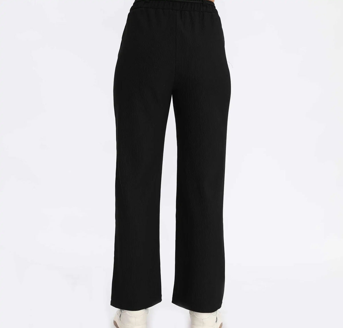 Wide-Leg Basic Pants For Women Image