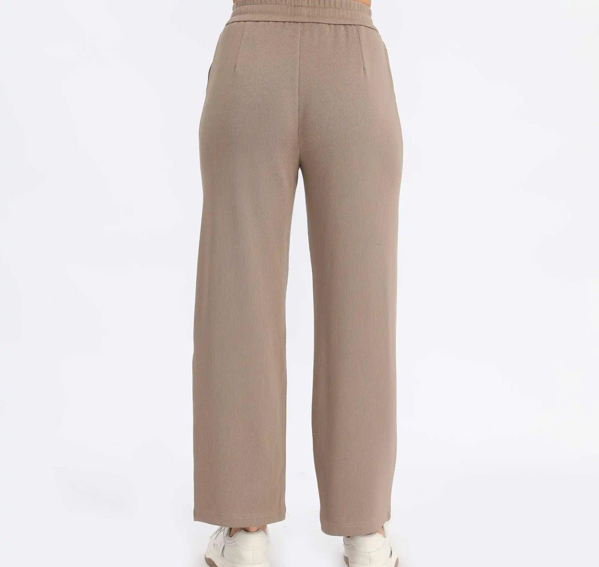 Straight-Leg Basic Pants For Women Image