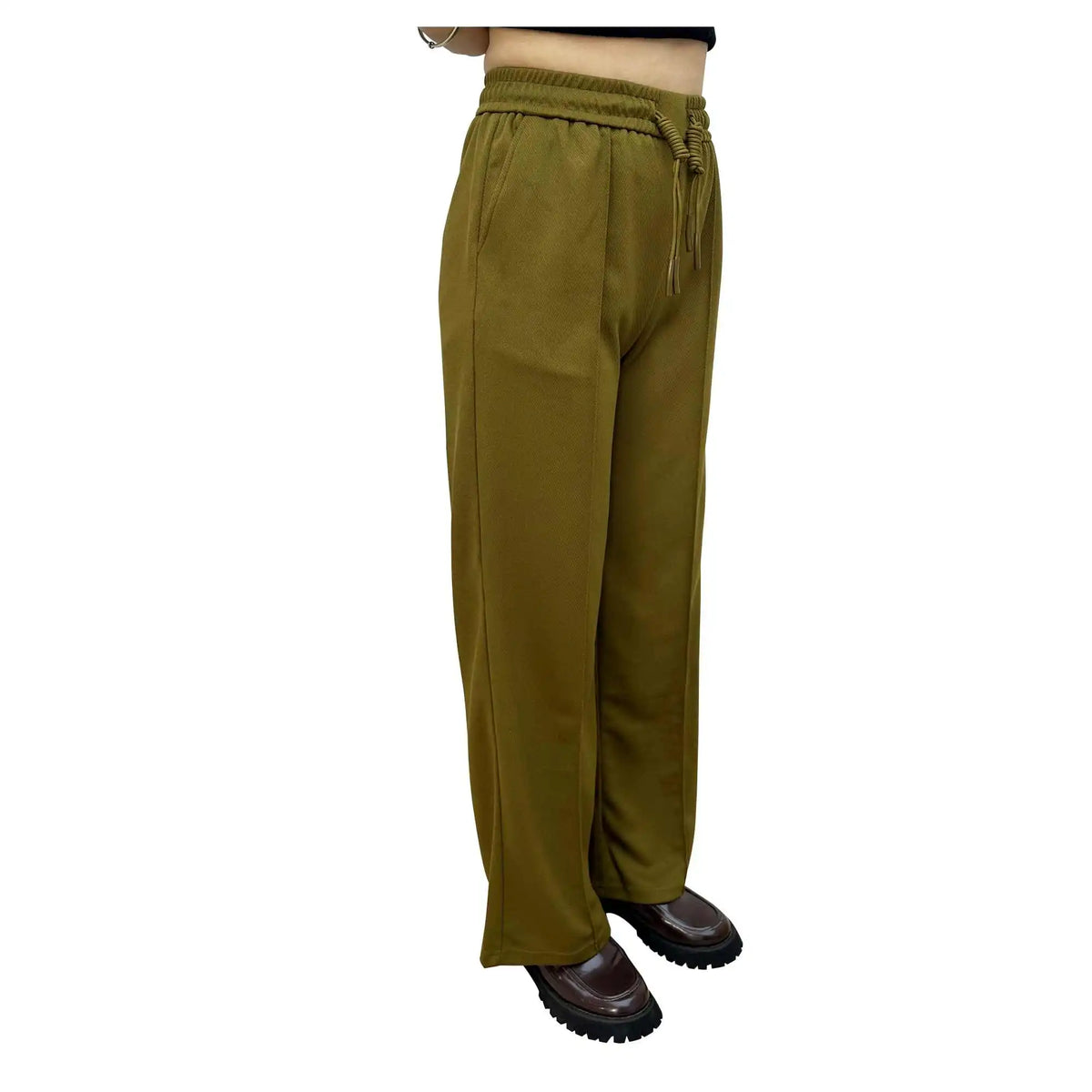 Wide-Leg Basic Pants For Women