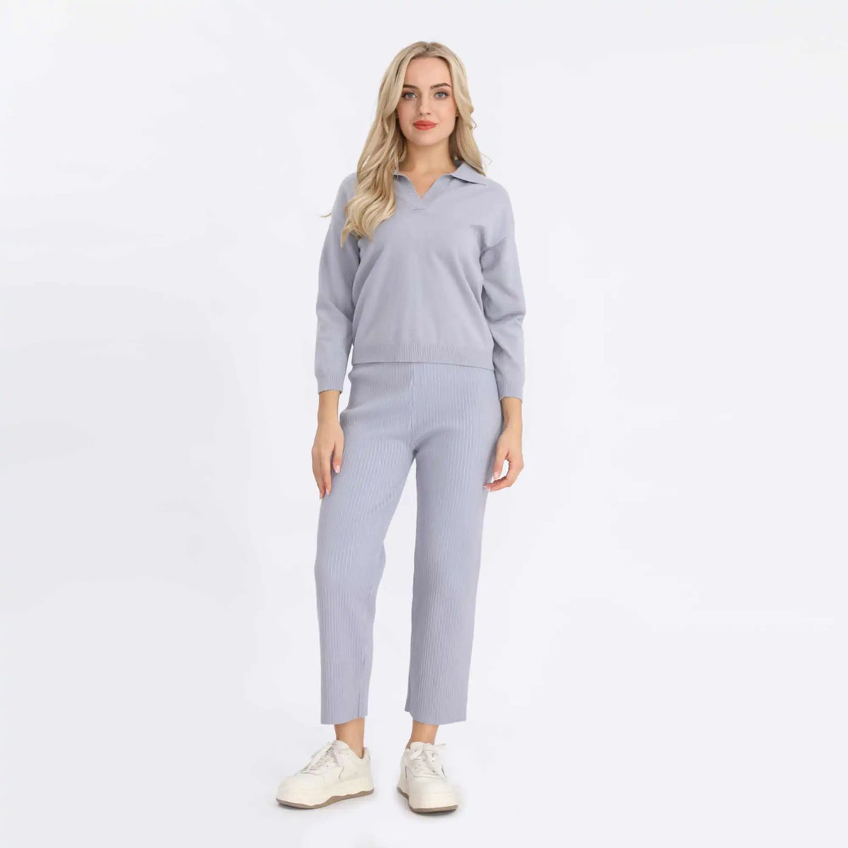 Solid Basic Sweater For Women