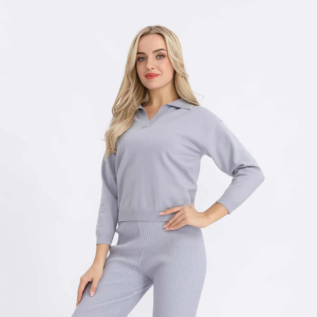 Solid Basic Sweater For Women