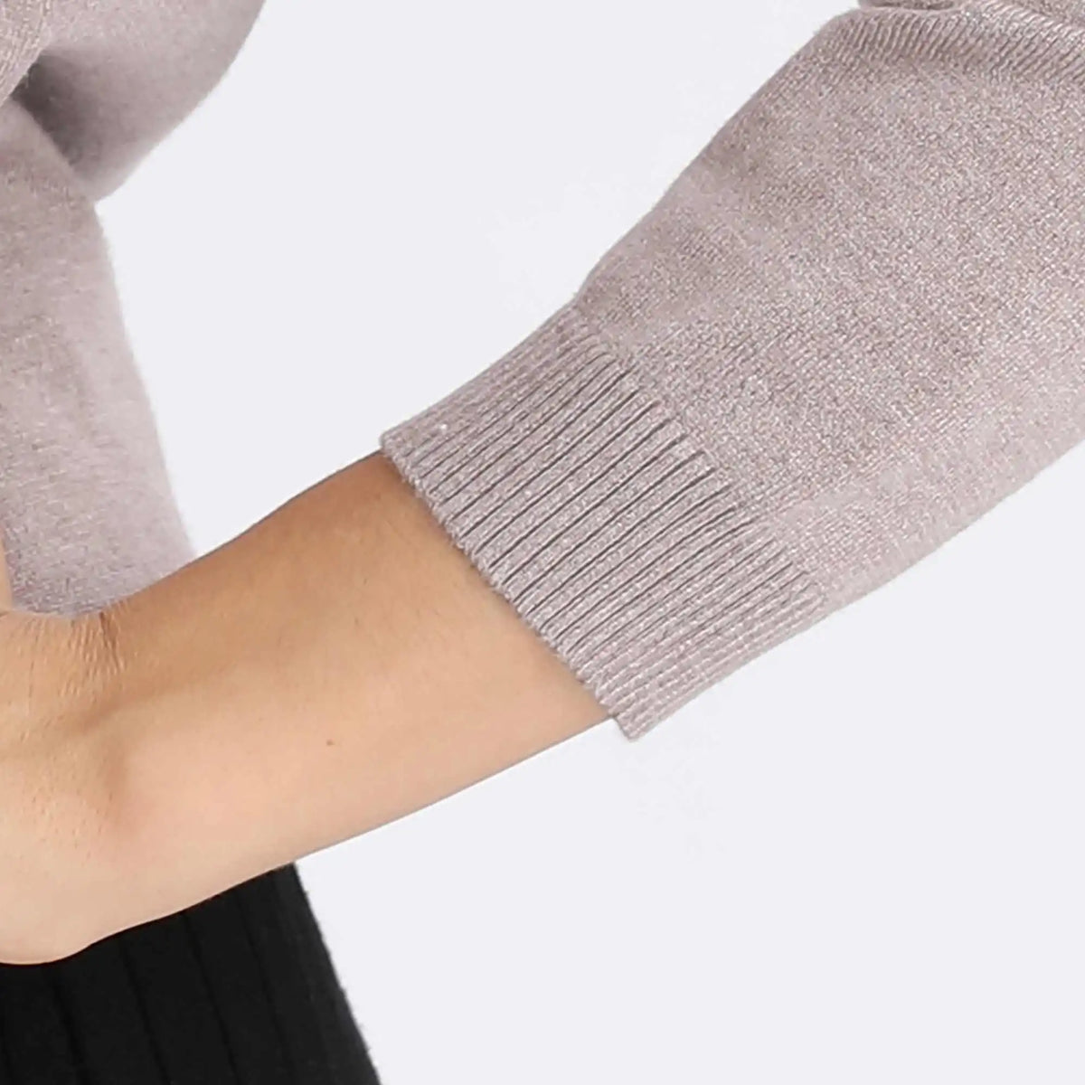 Solid Basic Sweater For Women