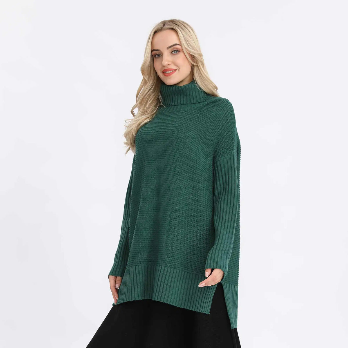 Plain Basic Sweater For Women