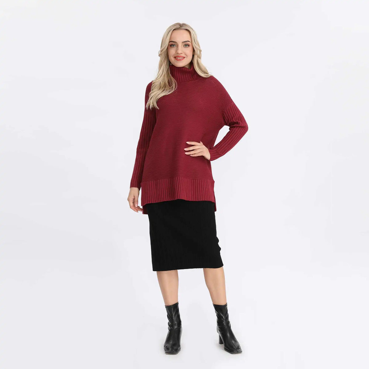 Plain Basic Sweater For Women