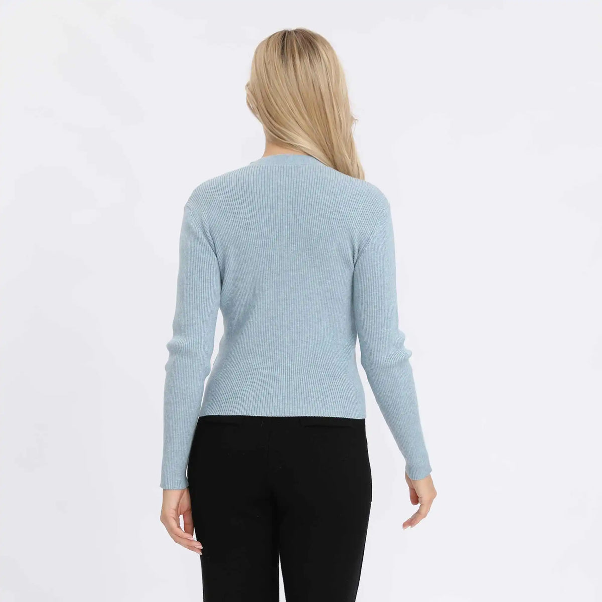 Plain Basic Sweater For Women