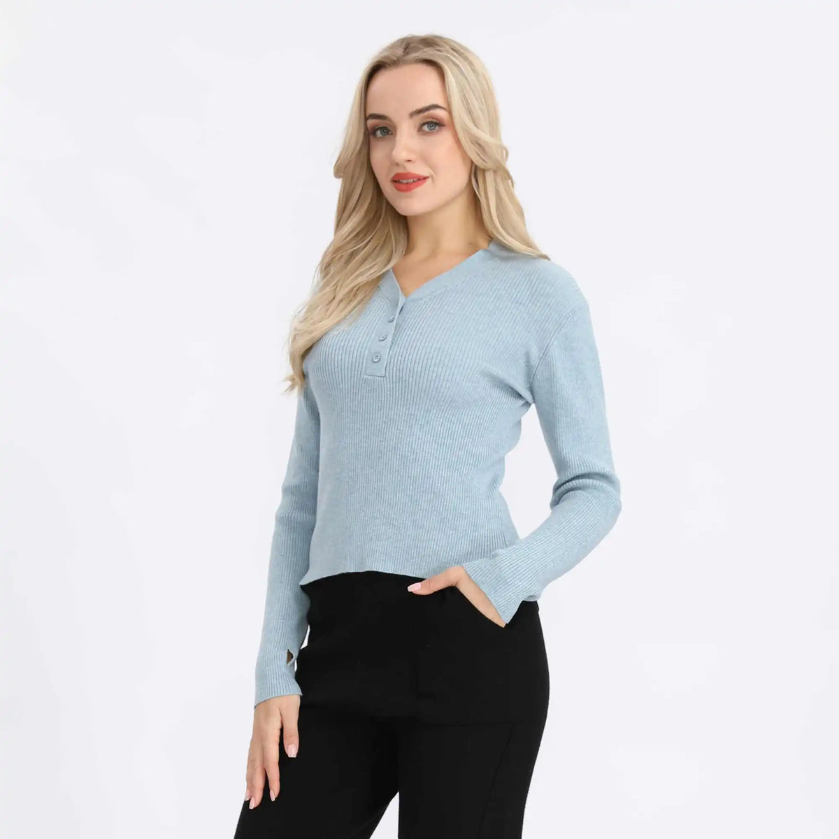 Plain Basic Sweater For Women