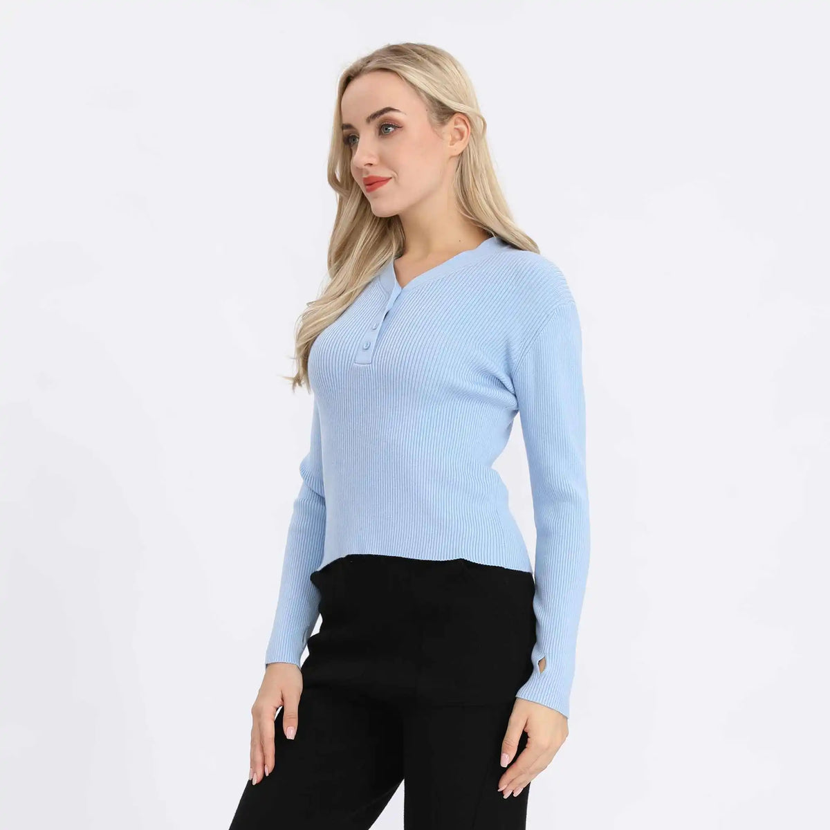 Plain Basic Sweater For Women