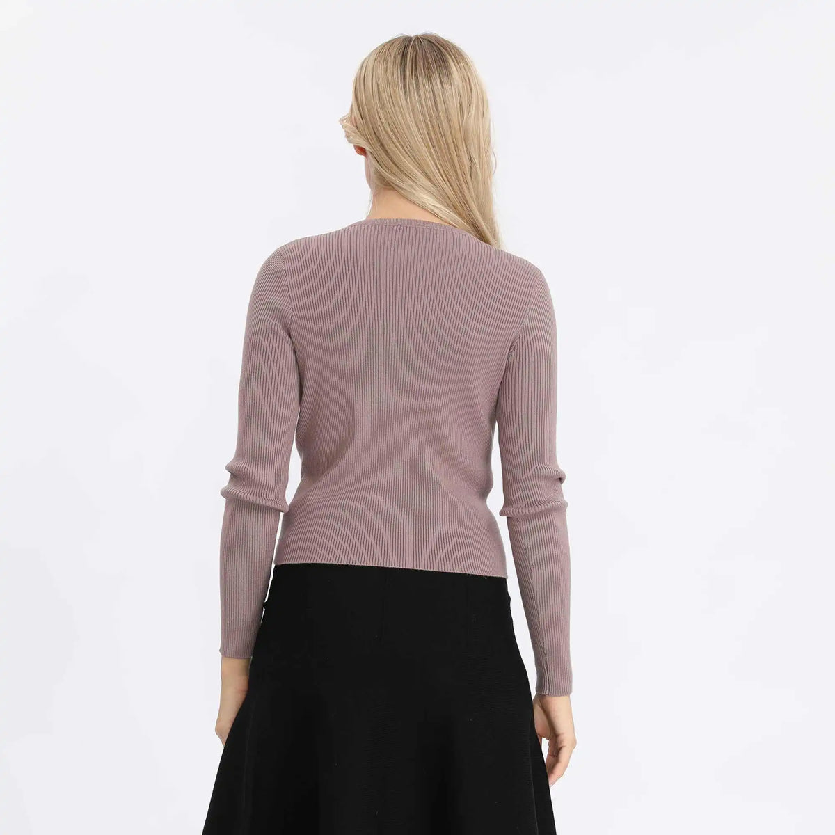 Plain Basic Sweater For Women