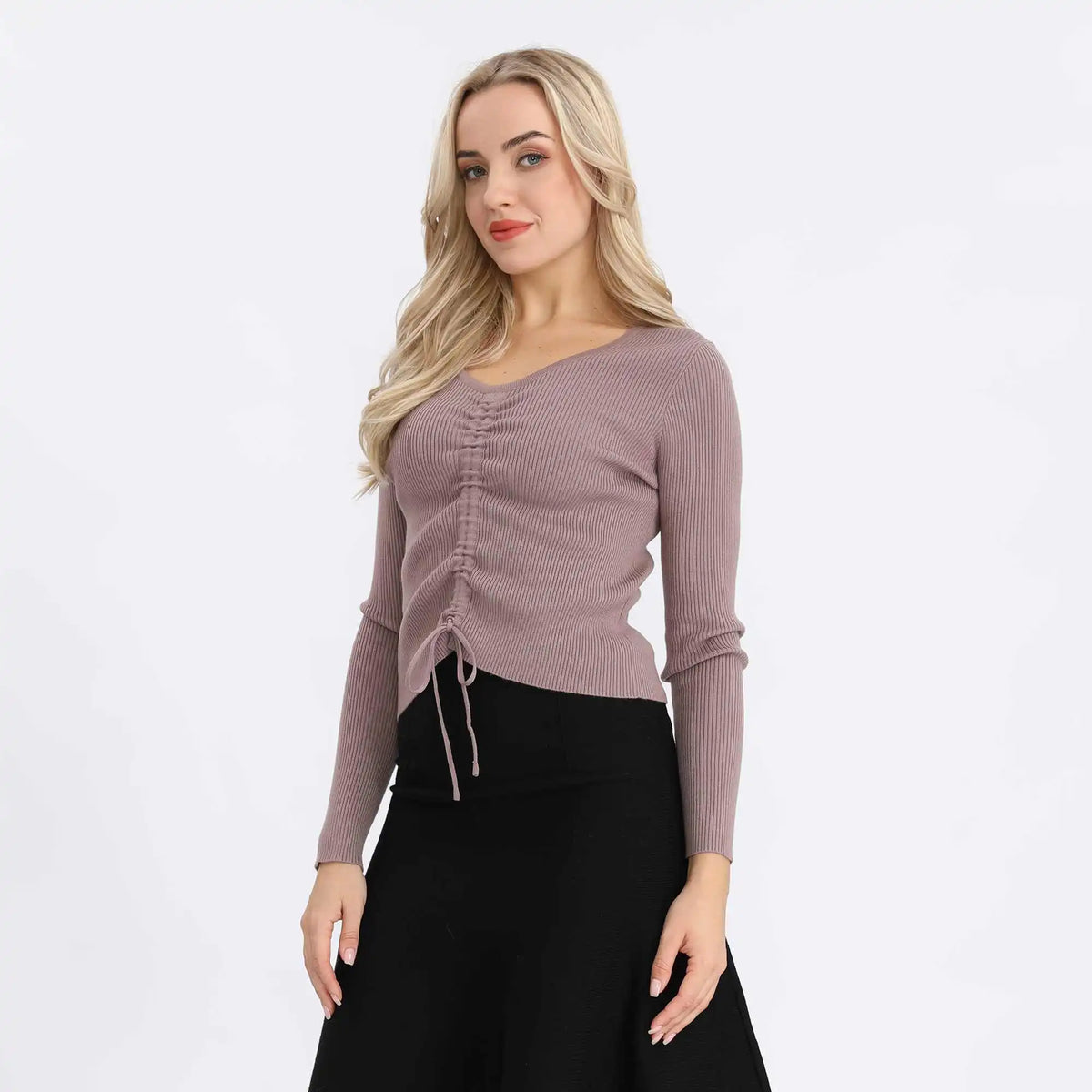 Plain Basic Sweater For Women