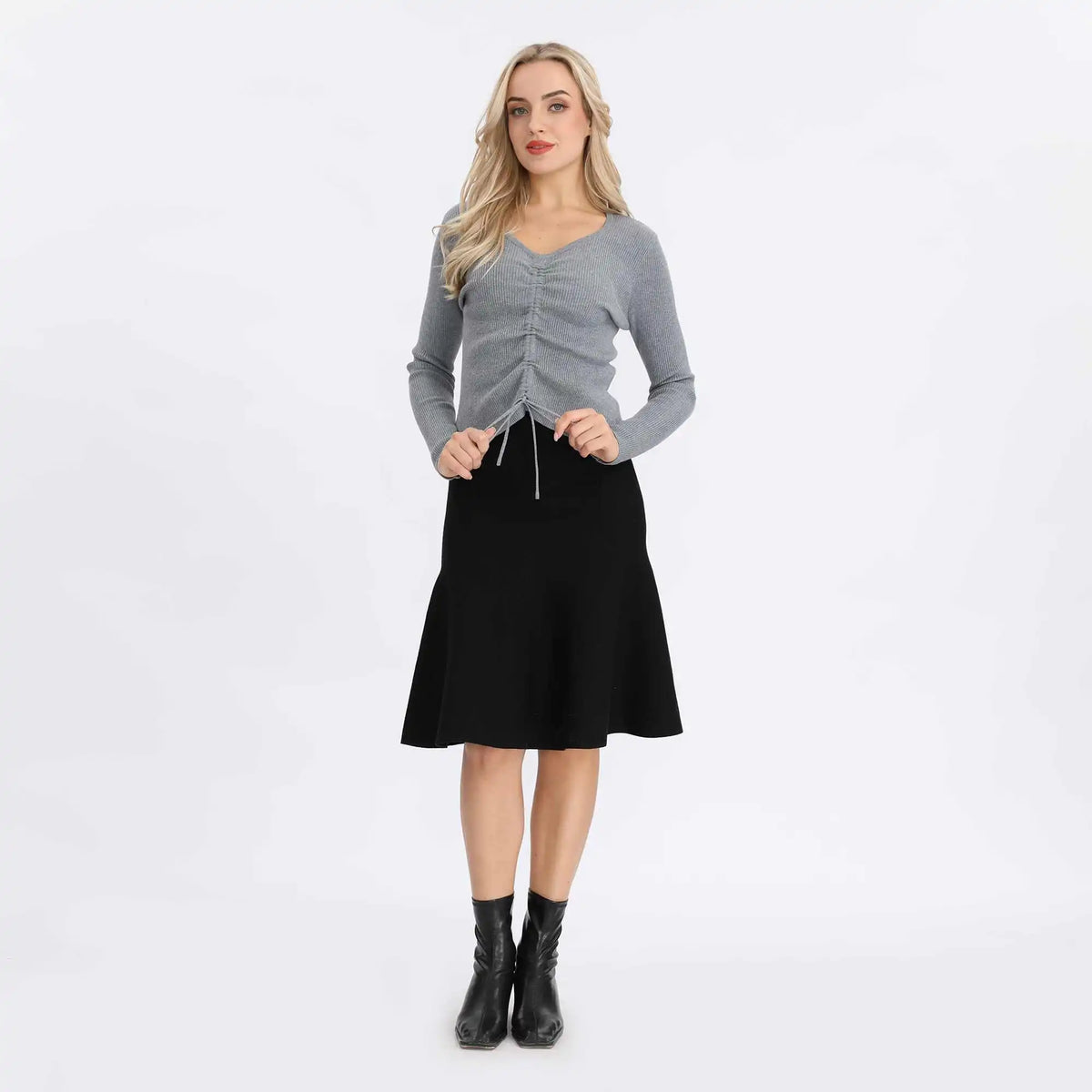 Plain Basic Sweater For Women