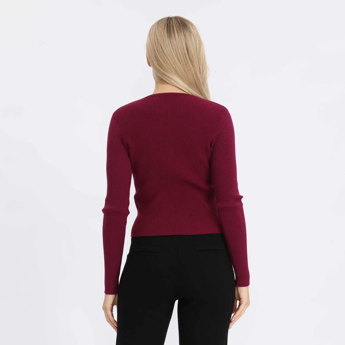 Plain Basic Sweater For Women