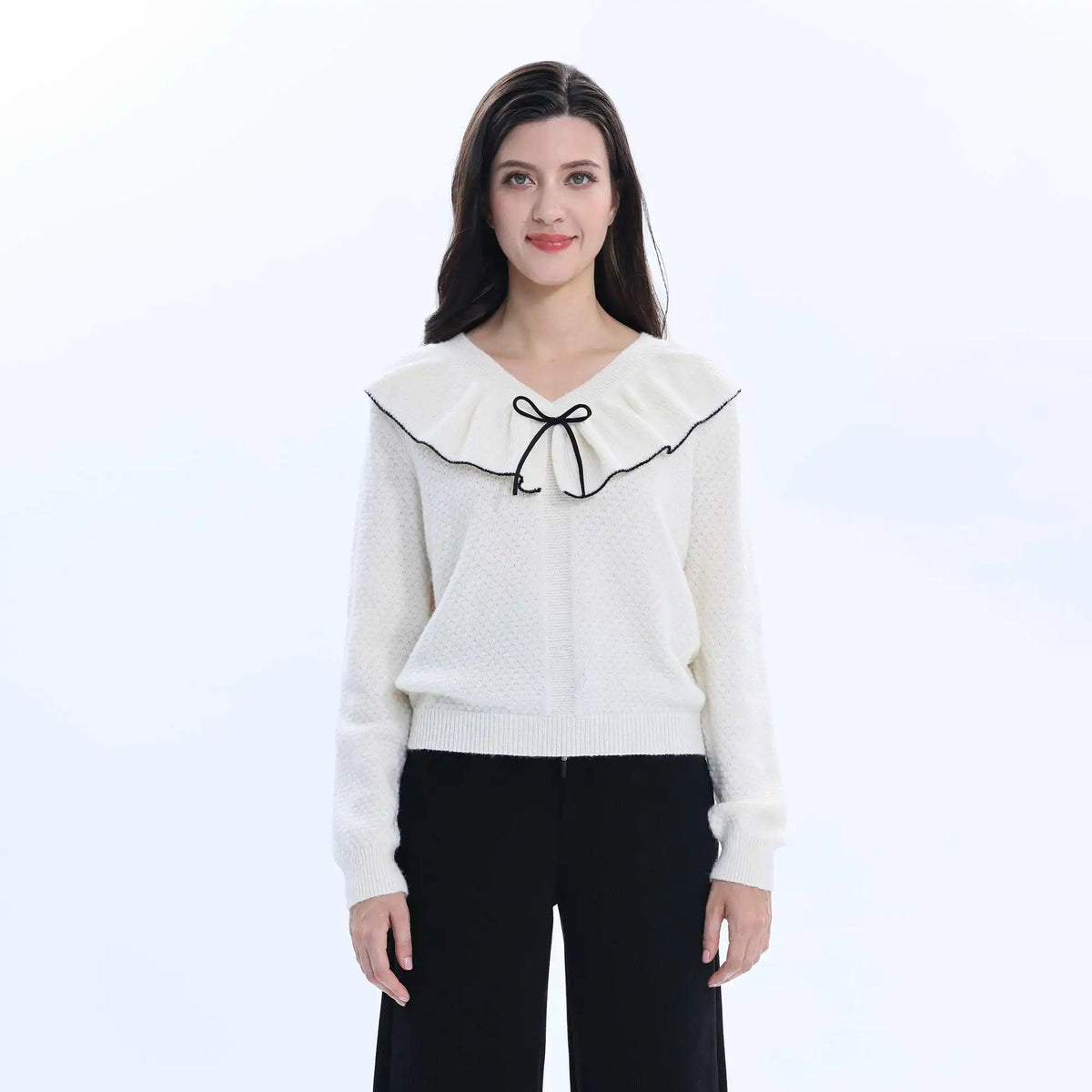 Jacquard Fashion Sweater For Women