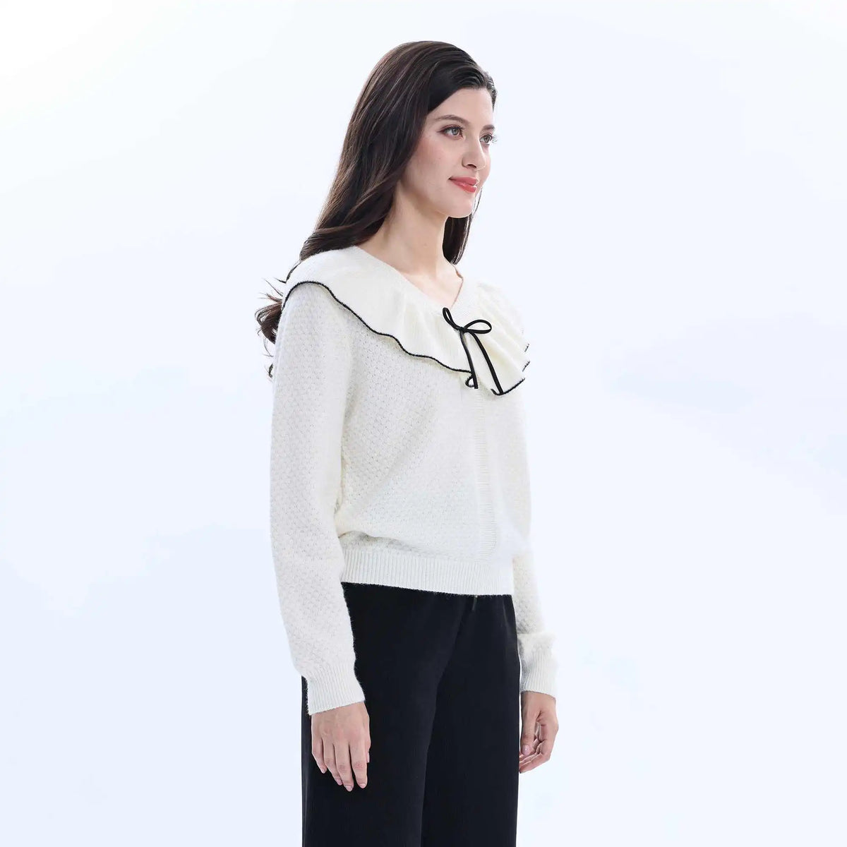 Jacquard Fashion Sweater For Women