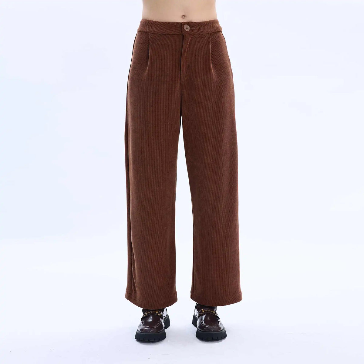 Wide-Leg Fashion Pants For Women 26 Brown 26,99,65,62,98 Image