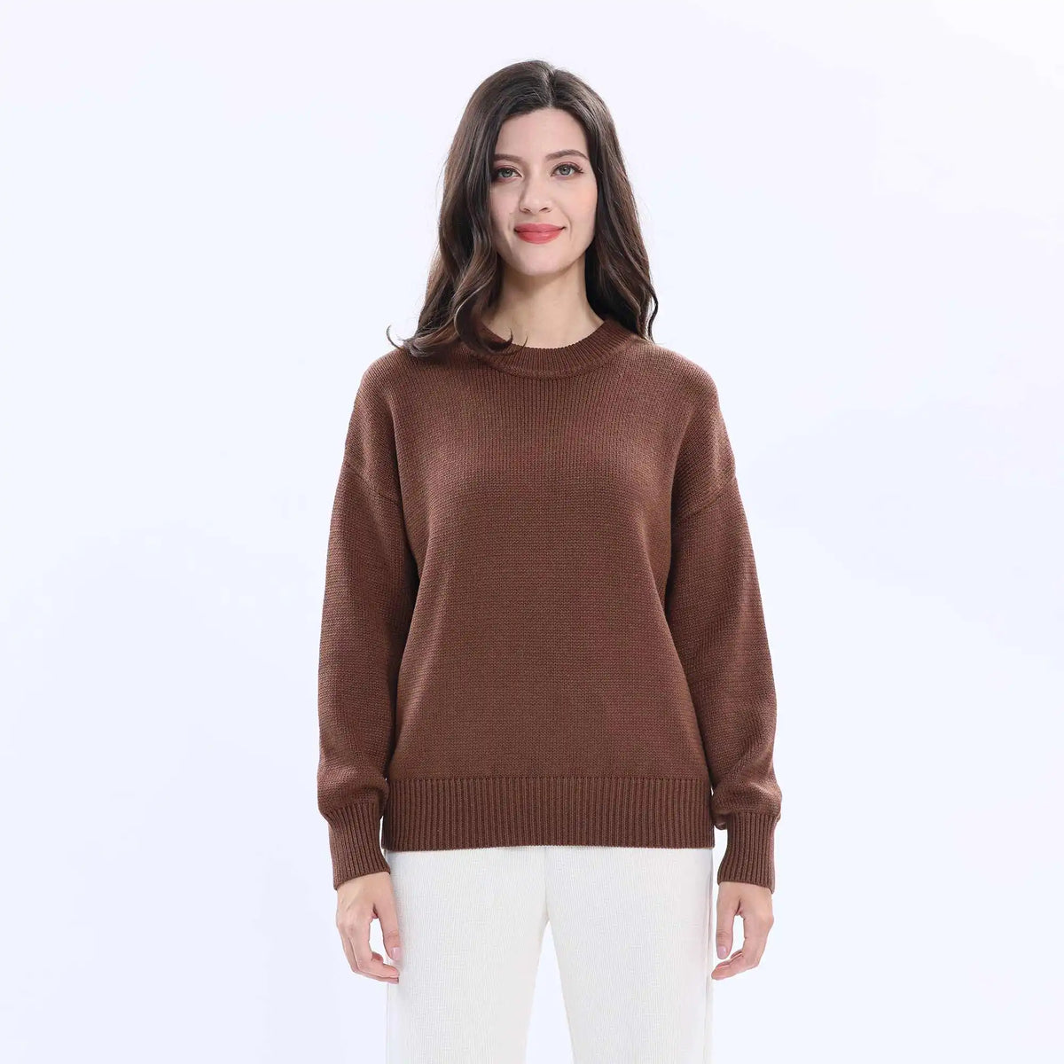 Plain Fashion Sweater For Women