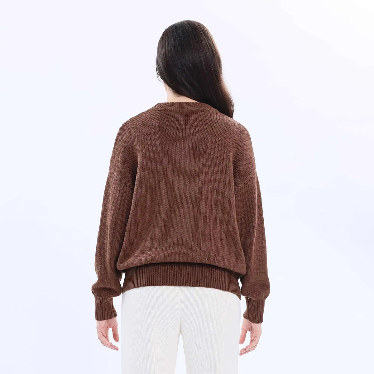 Plain Fashion Sweater For Women