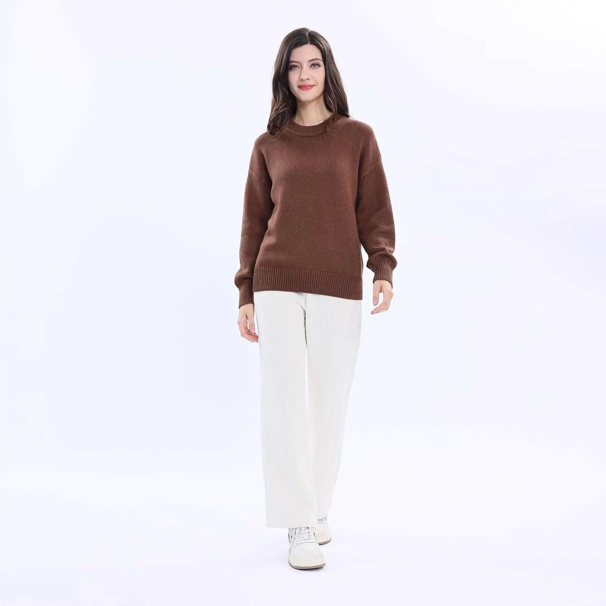 Plain Fashion Sweater For Women