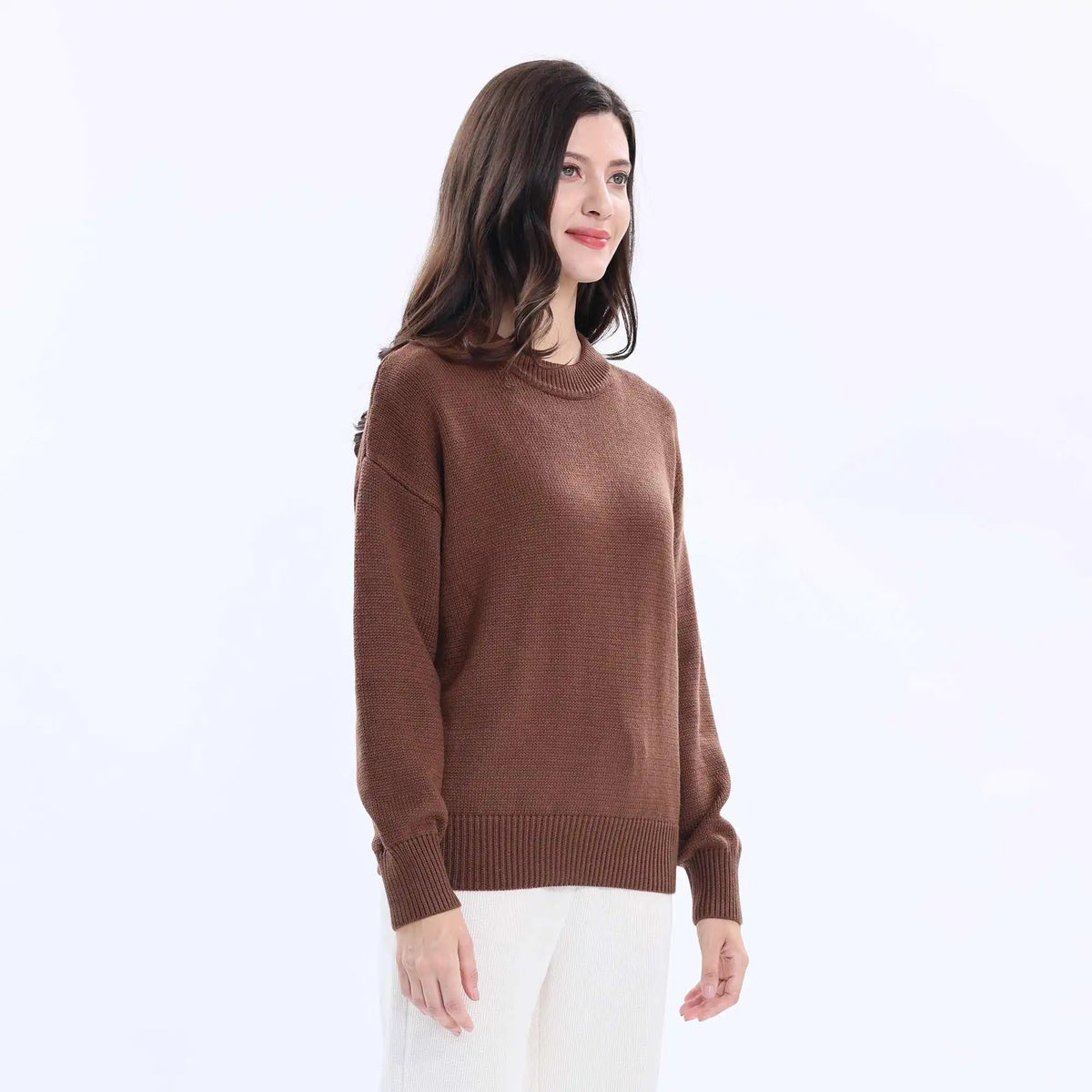 Plain Fashion Sweater For Women