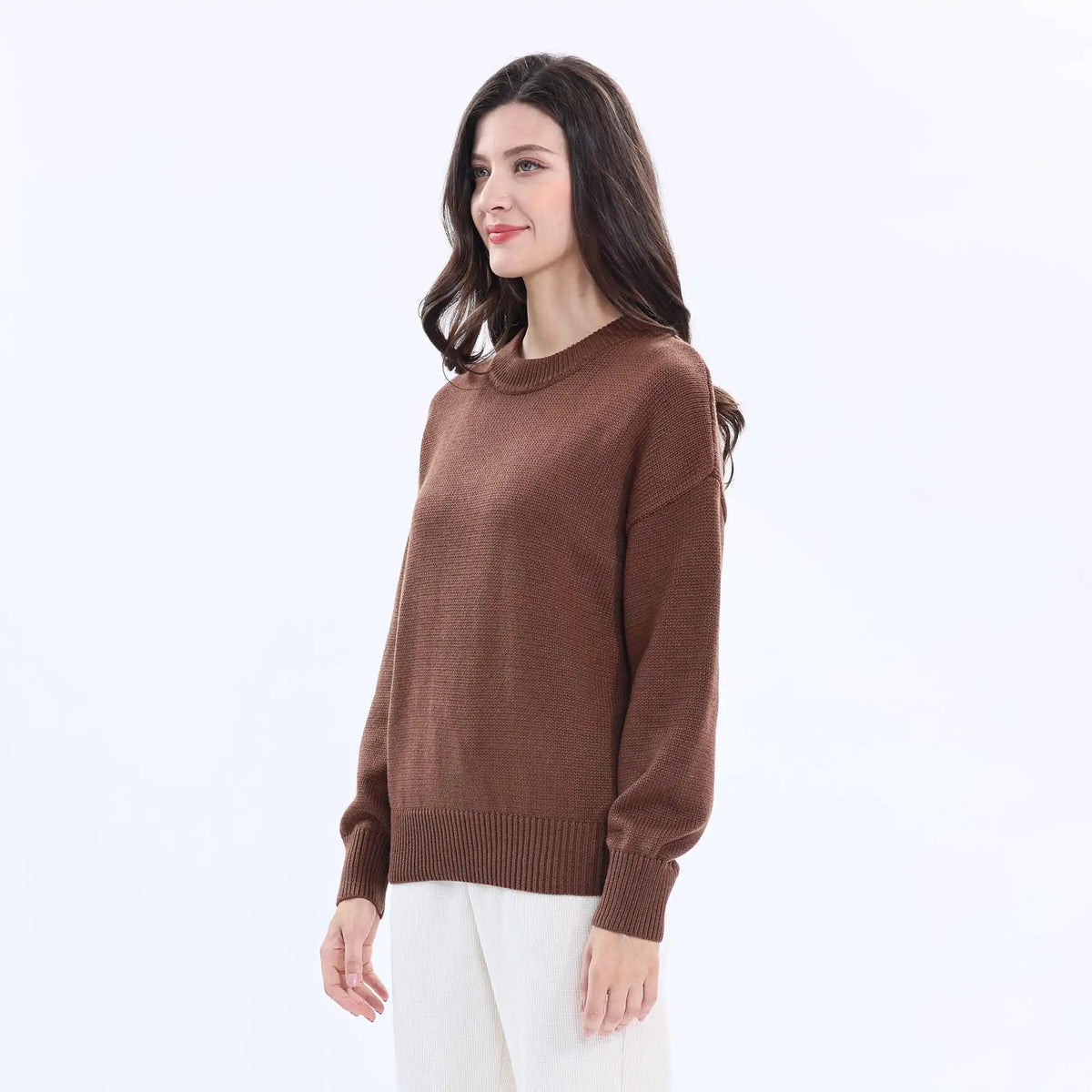 Plain Fashion Sweater For Women