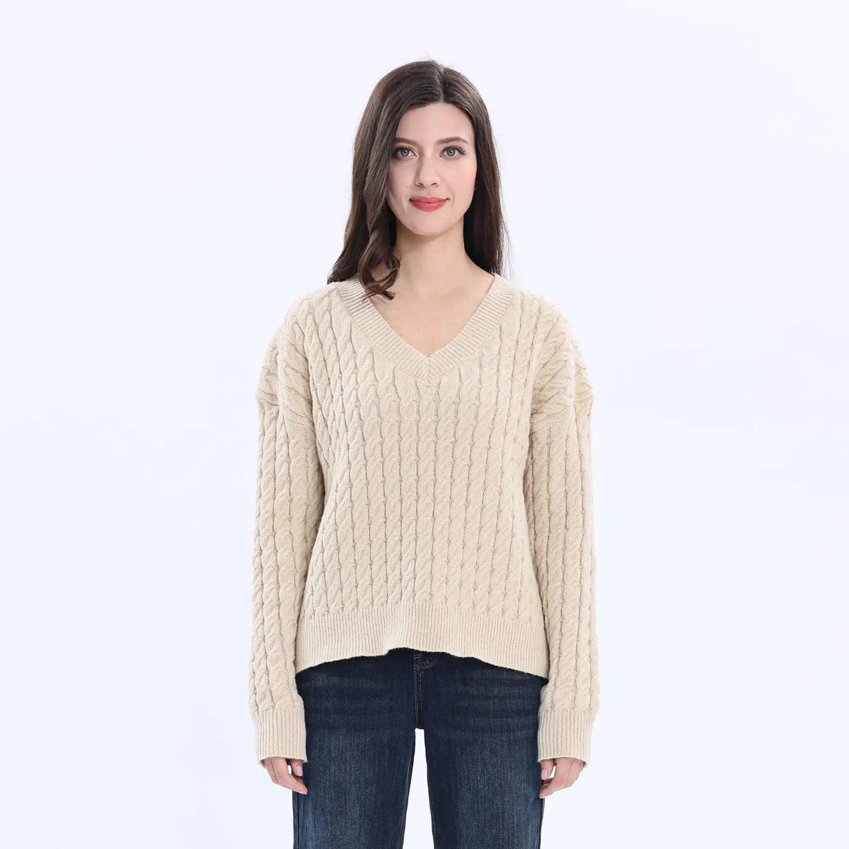 Jacquard Fashion Sweater For Women