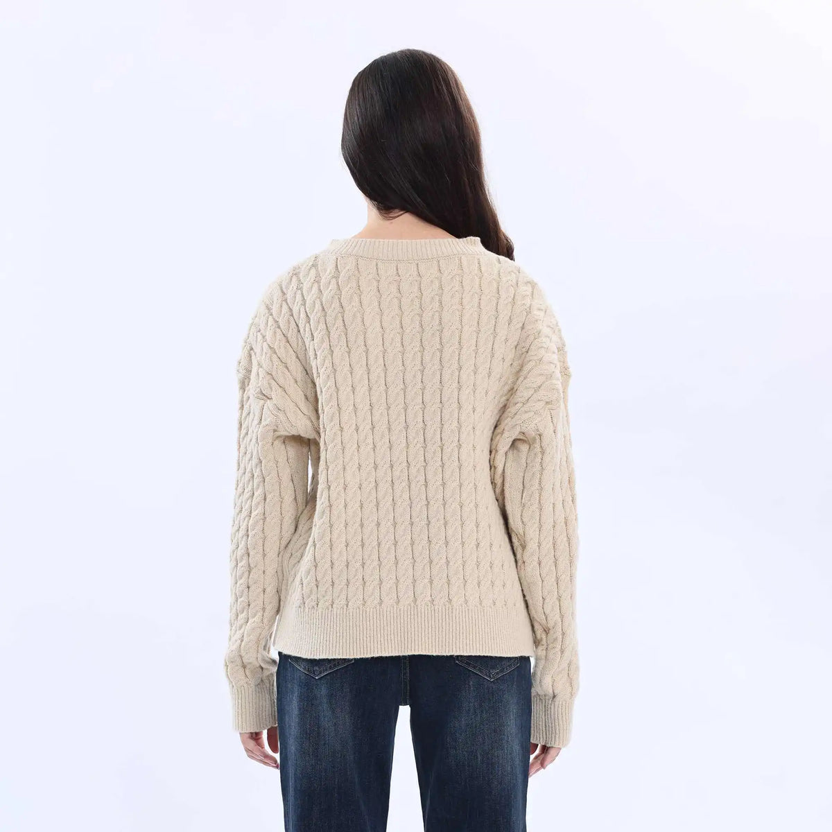 Jacquard Fashion Sweater For Women