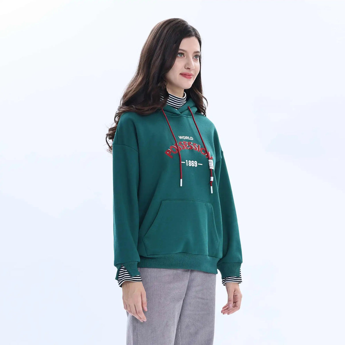 embroidery fashion pullover for women image