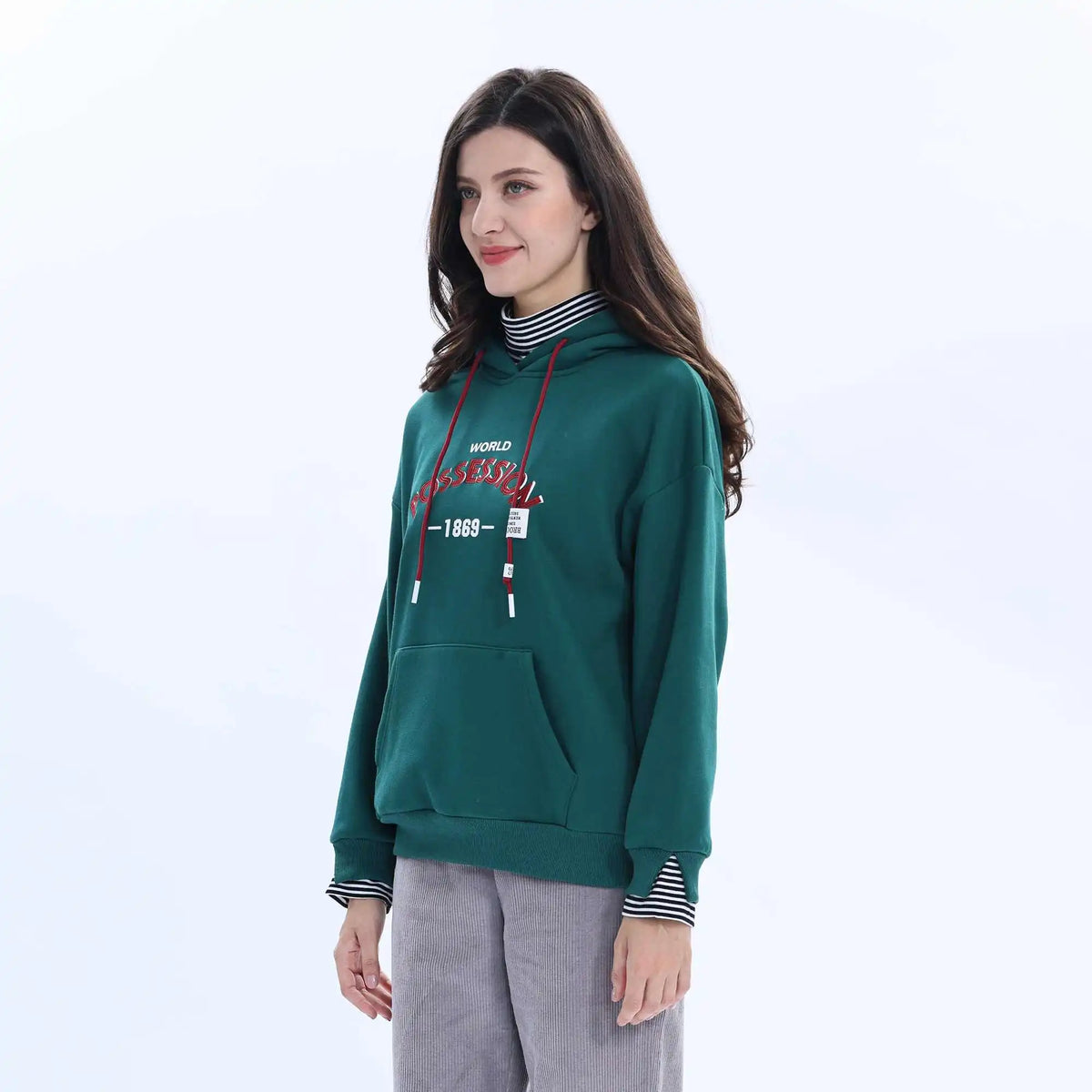 embroidery fashion pullover for women image