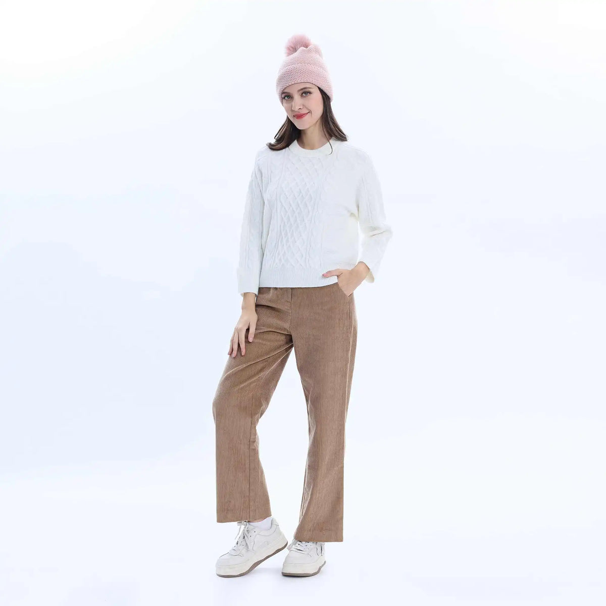 wide leg fashion pants for women image