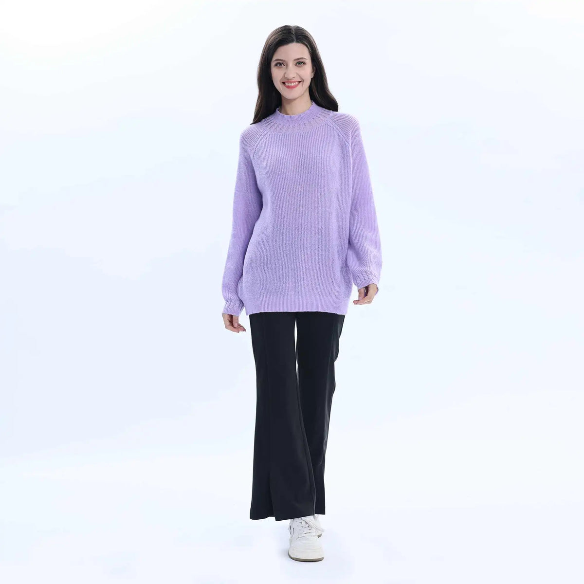 Solid Fashion Sweater For Women