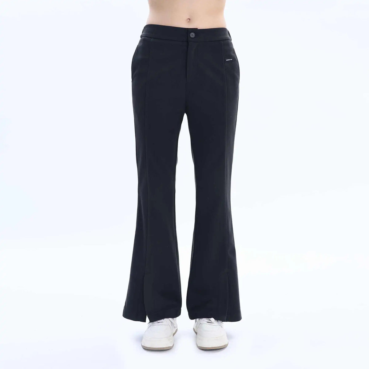 bell bottom fashion pants for women image