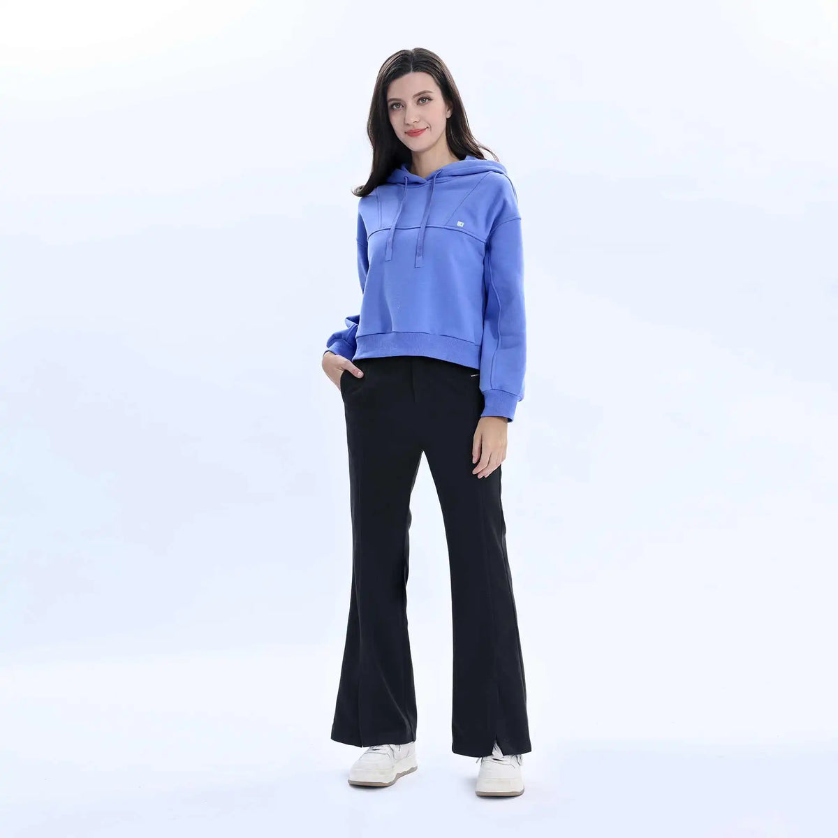 bell bottom fashion pants for women image