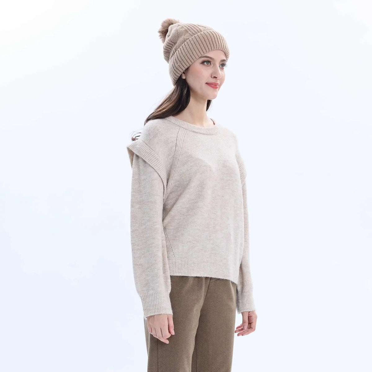 Solid Fashion Sweater For Women