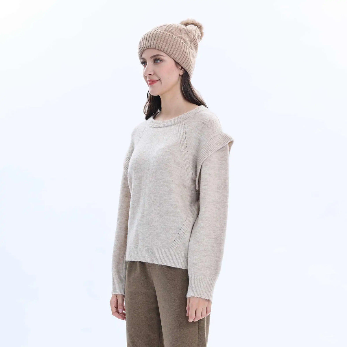 Solid Fashion Sweater For Women