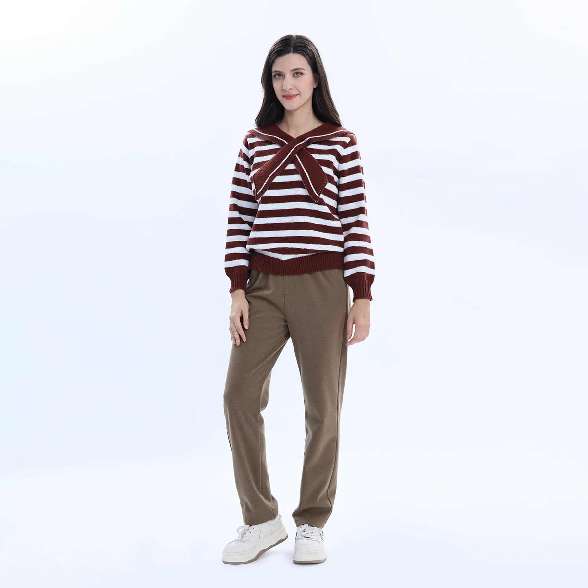 Striped Fashion Sweater For Women