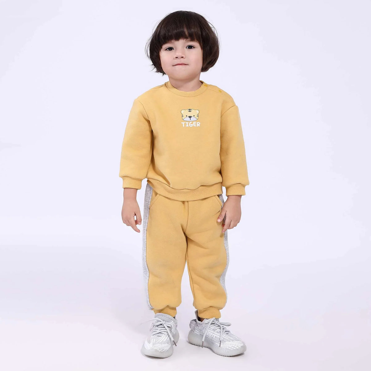 printed basic pullover for babies boys image