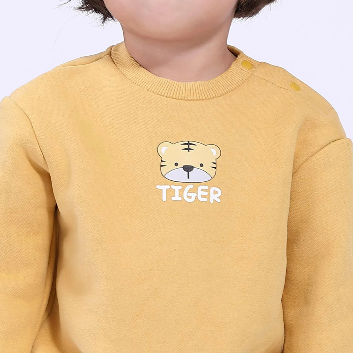 printed basic pullover for babies boys image